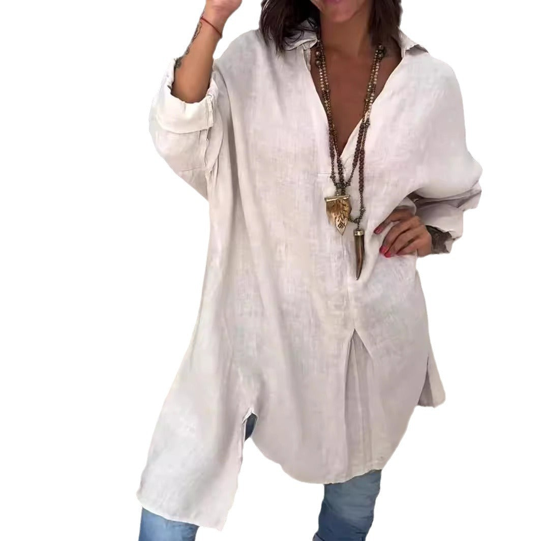 Élodie | Blouse d’été col V