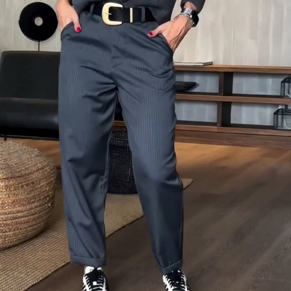 Laurence™ | Pantalon à fines rayures