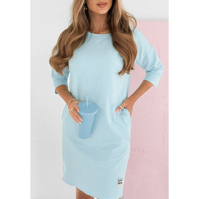 Eva™ | Robe midi à col rond