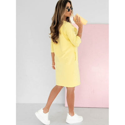 Eva™ | Robe midi à col rond