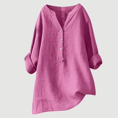 Nadège™ | Blouse Décontractée à Boutons